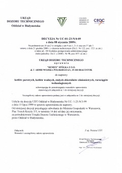 Uprawnienia UDT w zakresie naprawy kotółów parowych